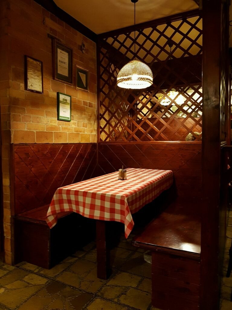 The restaurant inside